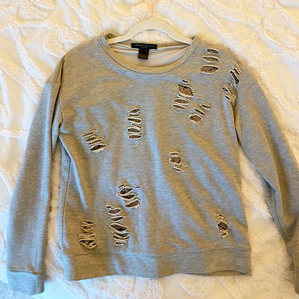 Generation Love beaded sweater